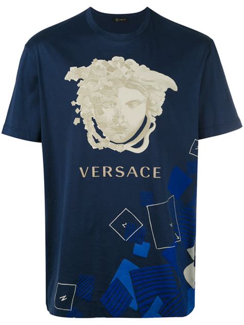 versace domino t shirt|Men's Versace Tops & T.